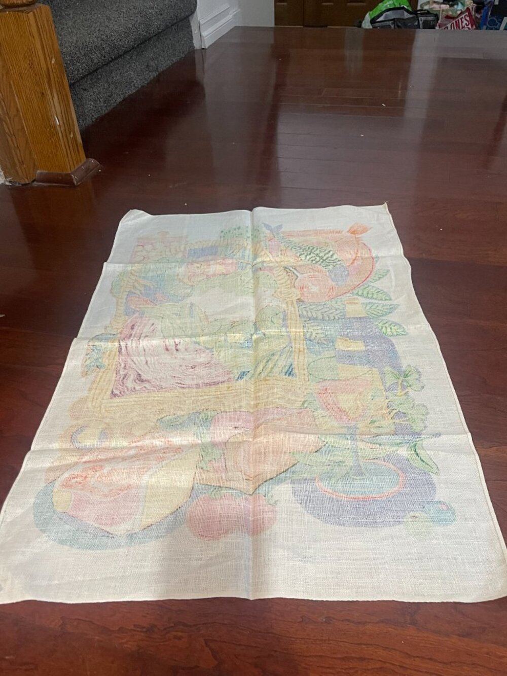 Fragonard Pure Irish Linen Food Still Life Tea Towel Made in Ireland - Picture 8 of 9